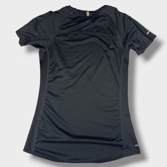 Nike Dri-FIT Shirt Women’s Small Black Athletic Running Tee Stretch Fit Top - Picture 5 of 7